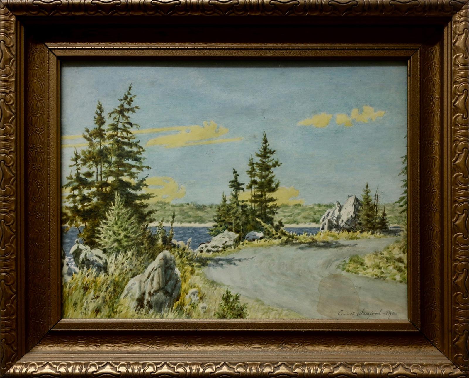 Ernest Sawford-Dye (1873-1965) - Road To Liverpool To Port Mouton - Nova Scotia