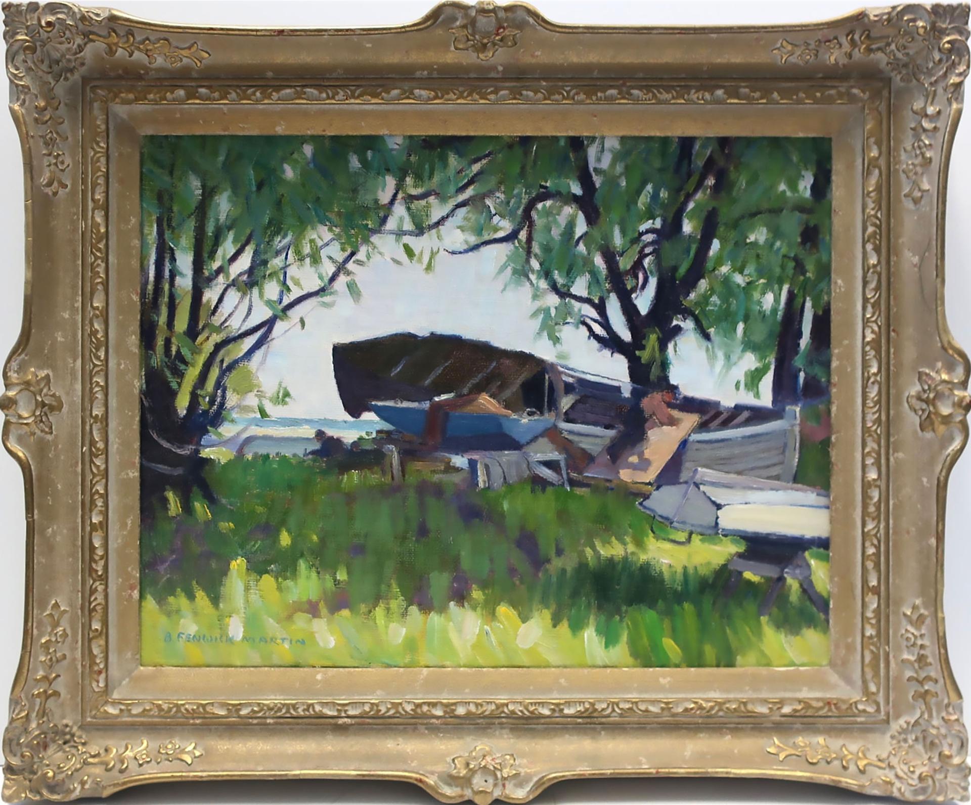 Bernice Fenwick Martin (1902-1999) - Boat Repair