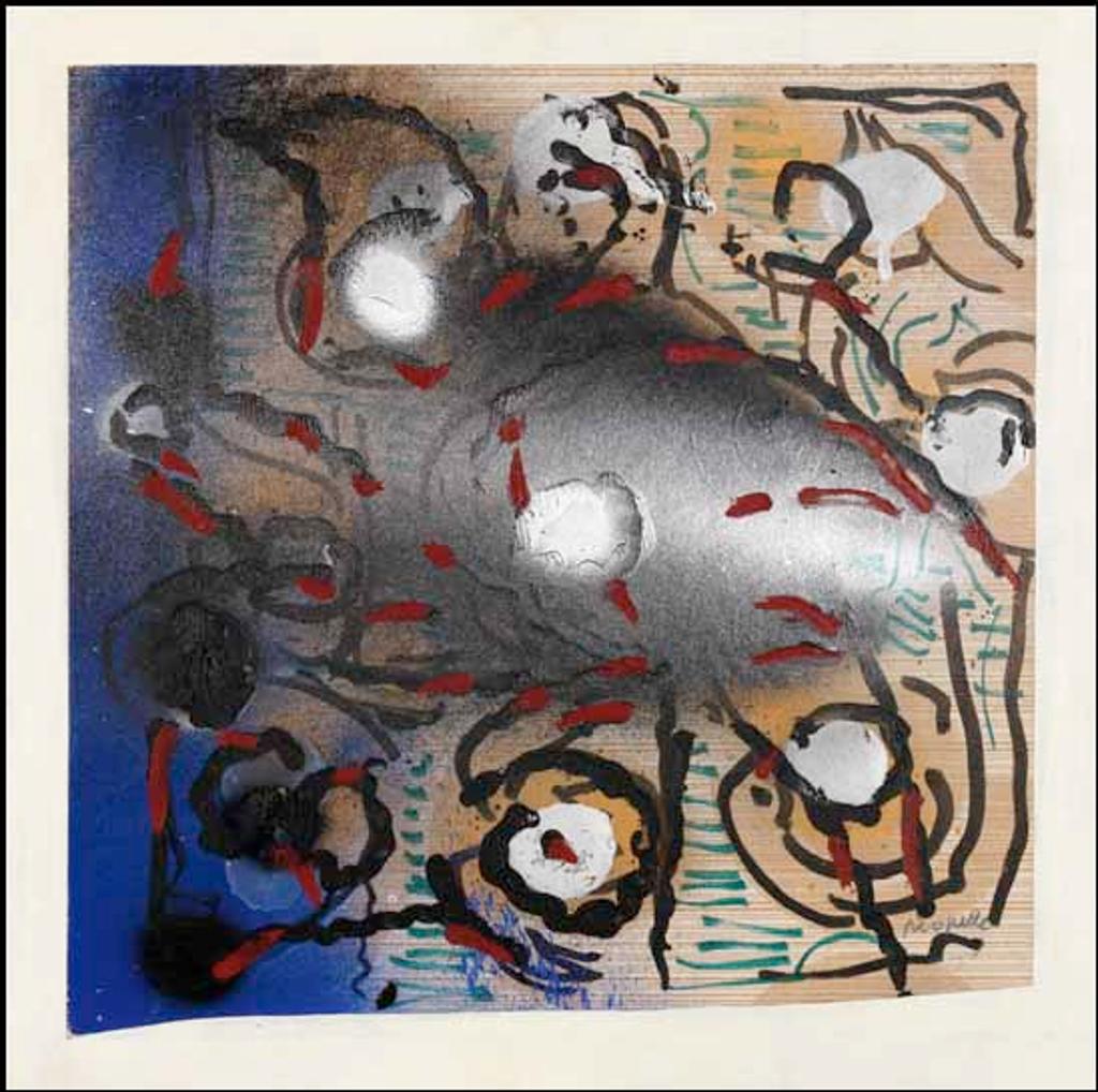 Jean-Paul Riopelle (1923-2002) - Bruant indigo