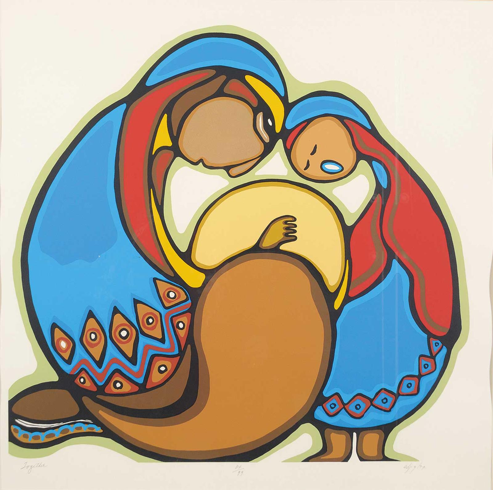 Daphne Odjig (1919-2016) - Together #34/99
