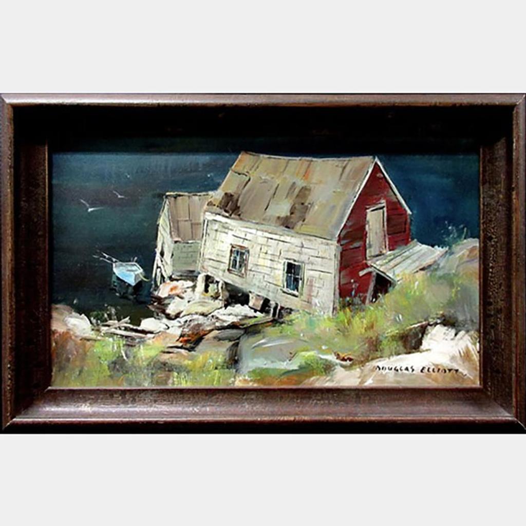 Douglas Ferfguson Elliott (1916-2012) - Motif At Prospect - Nova Scotia