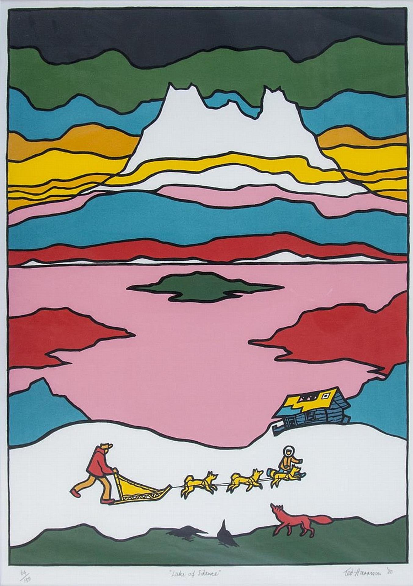 Ted Harrison (1926-2015) - Lake of Silence