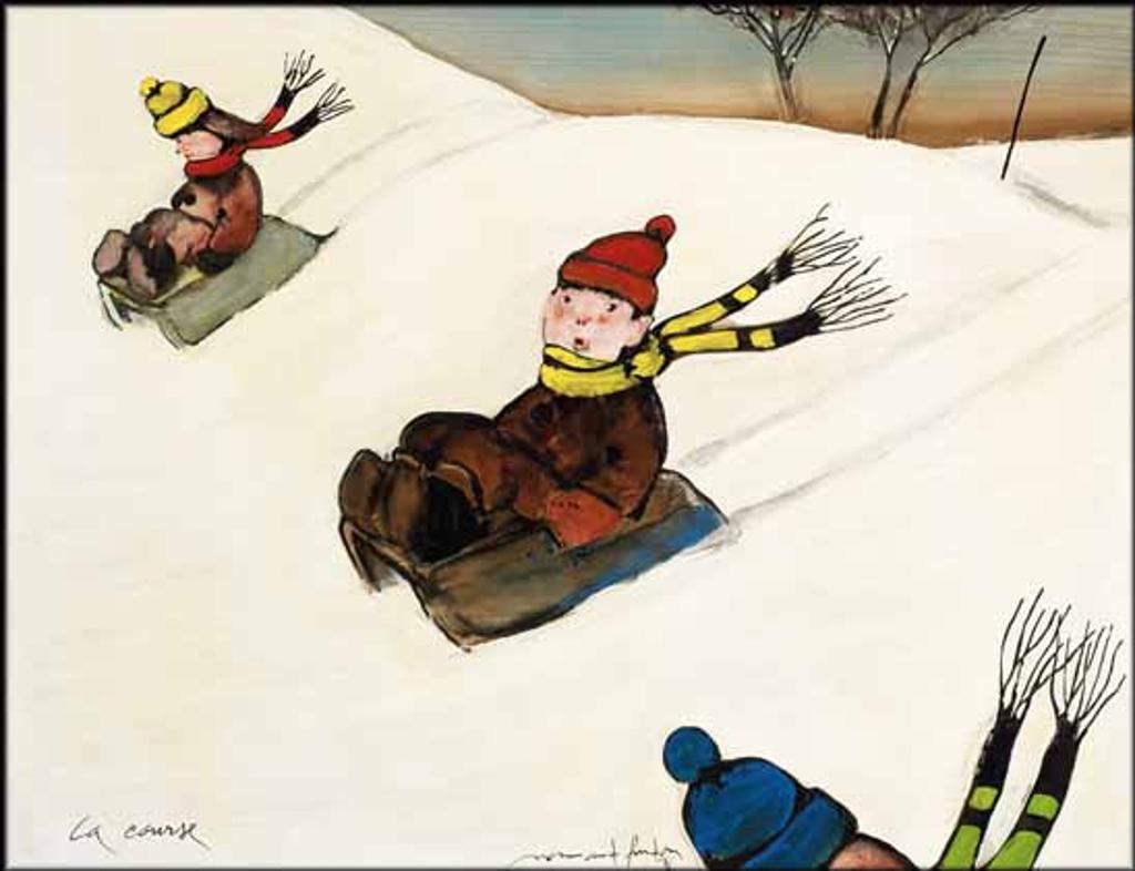 Normand Hudon (1929-1997) - La course