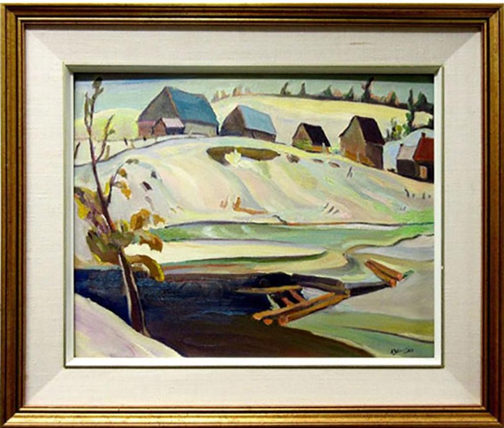 Ralph Wallace Burton (1905-1983) - La Petite Nation, Riviere, Que.