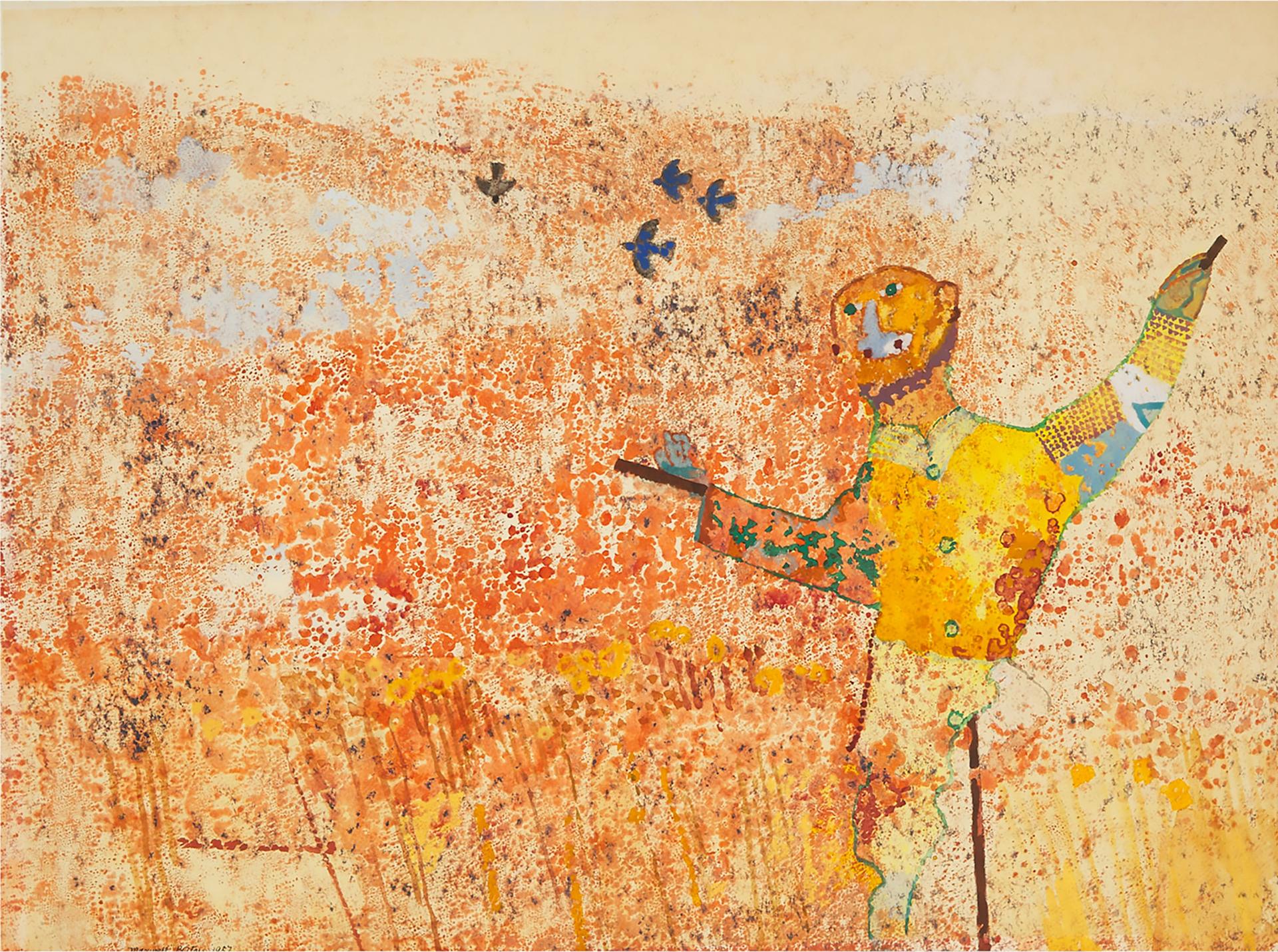 Maxwell Bennett Bates (1906-1980) - The Scarecrow, 1957