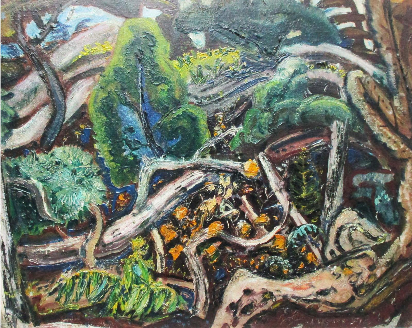 Arthur Lismer (1885-1969) - Bush Tangle  Georgian Bay  1950
