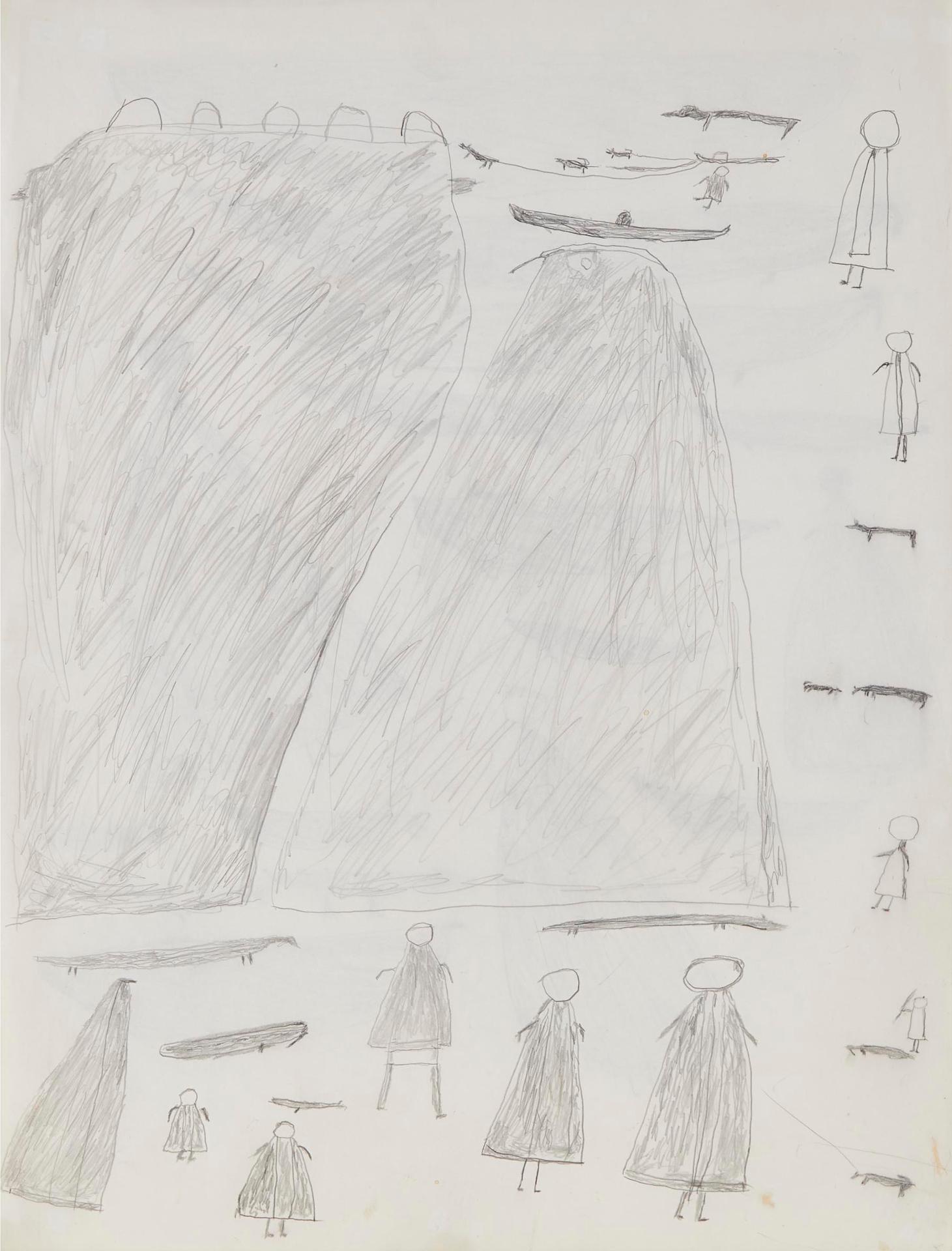 Parr (1893-1969) - Untitled (Hunters And Animals)