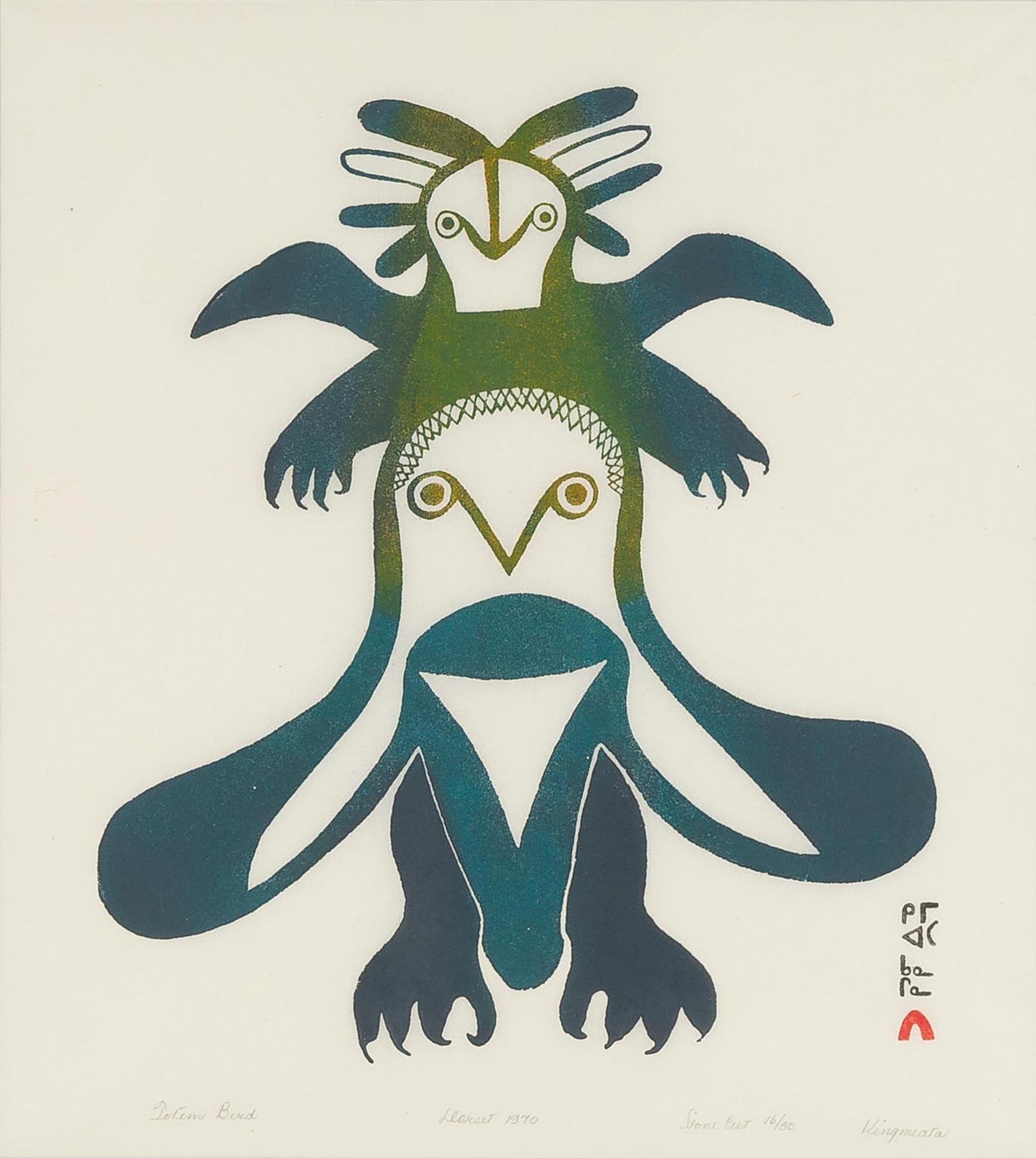 Kingmeata Etidlooie (1915-1989) - Totem Bird
