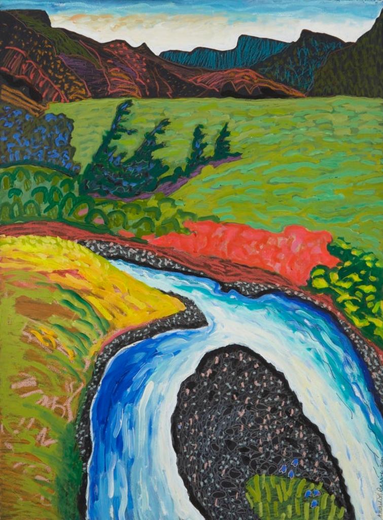 Anne Meredith Barry (1932-2003) - Meadow and River