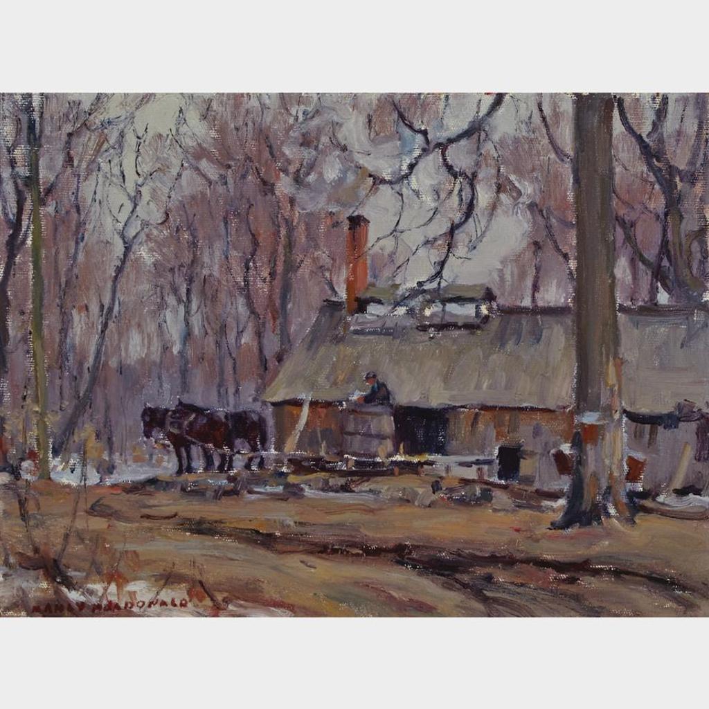 Manly Edward MacDonald (1889-1971) - Back Of Sugar Bush