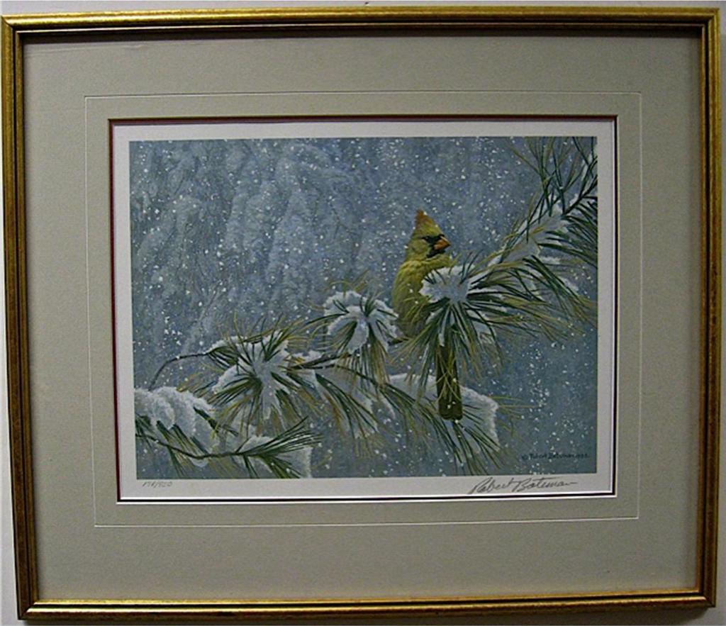 Robert Mclellan Bateman (1930-1922) - Winter Lady - Cardinal