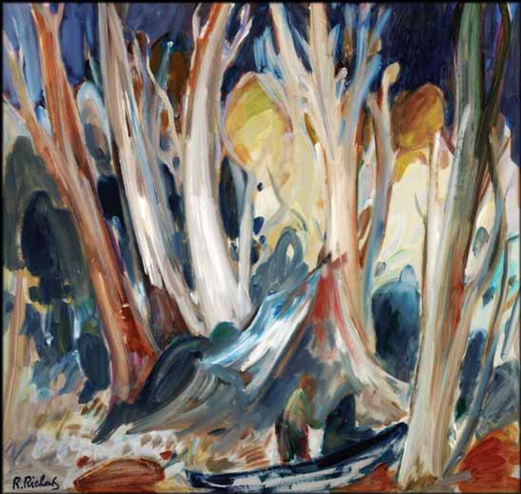René Jean Richard (1895-1982) - Campement en forêt