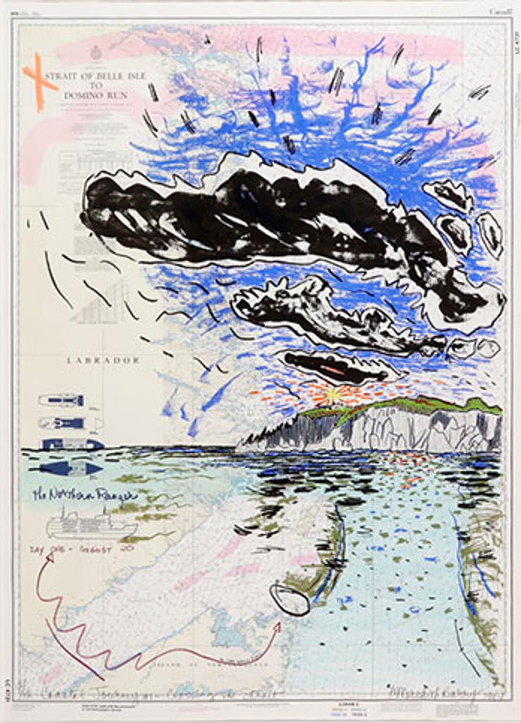 Anne Meredith Barry (1932-2003) - Coastal Journey #1 - Crossing the Strait (04034)