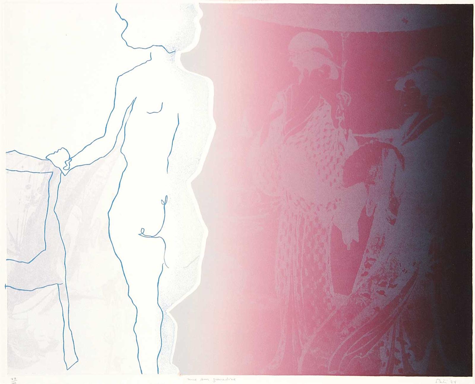 Joseph Gerard [Gaston] Ignace Petit - Nue Sur Grenadene  #28/40