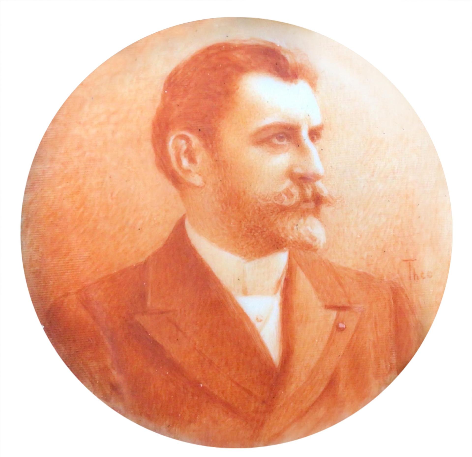 Théo van Rysselberghe - Portrait Of Surgeon Samuel Jean Pozzi