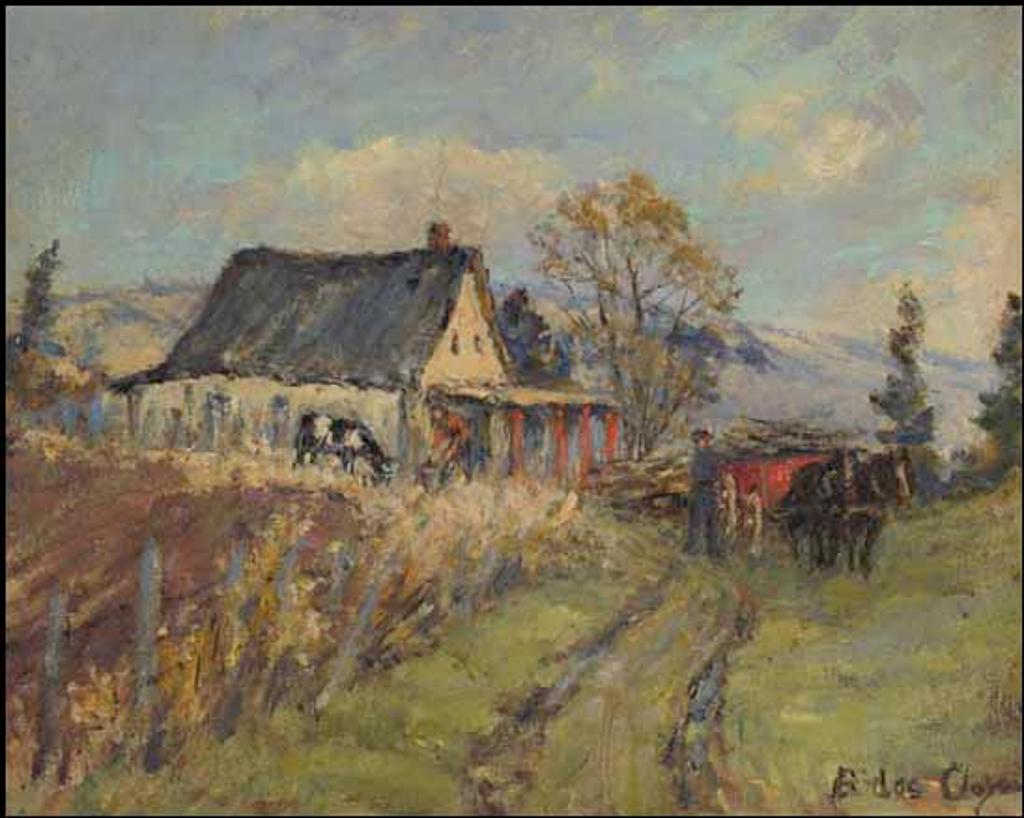 Berthe Des Clayes (1877-1968) - Val Morin, Late Autumn Afternoon