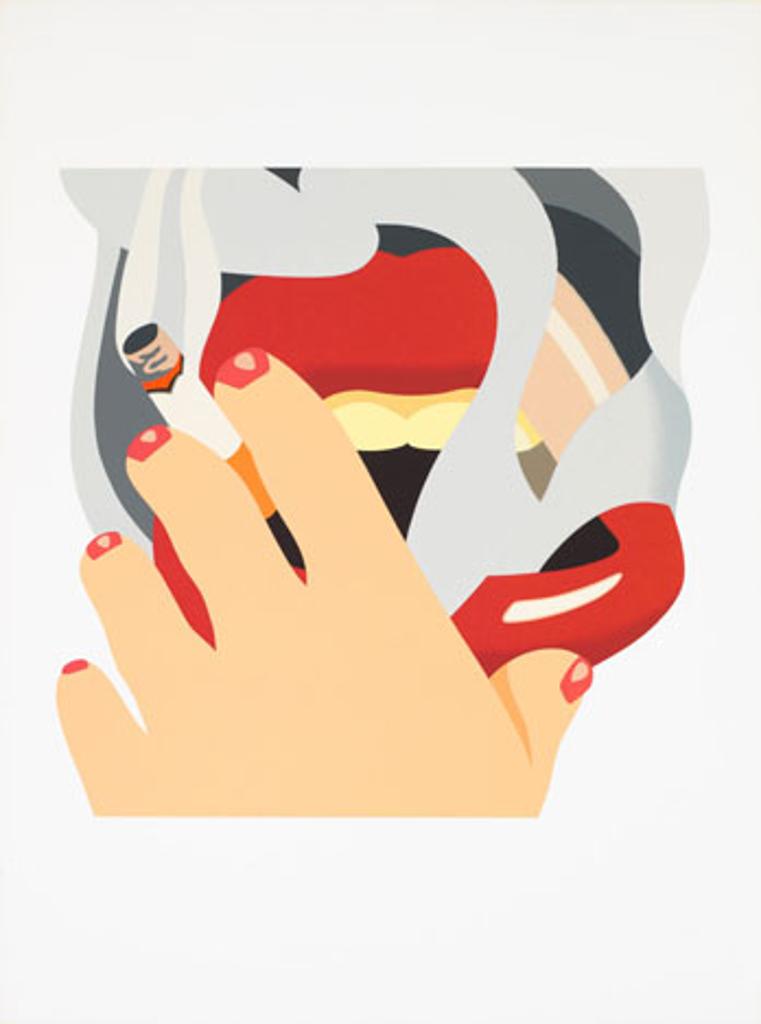 Tom Wesselmann (1931-2004) - Smoker (from An American Portrait)