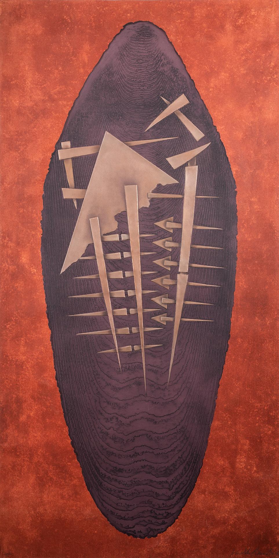Arnaldo Pomodoro (1926) - Sogno IX (from Shield Series), 1990