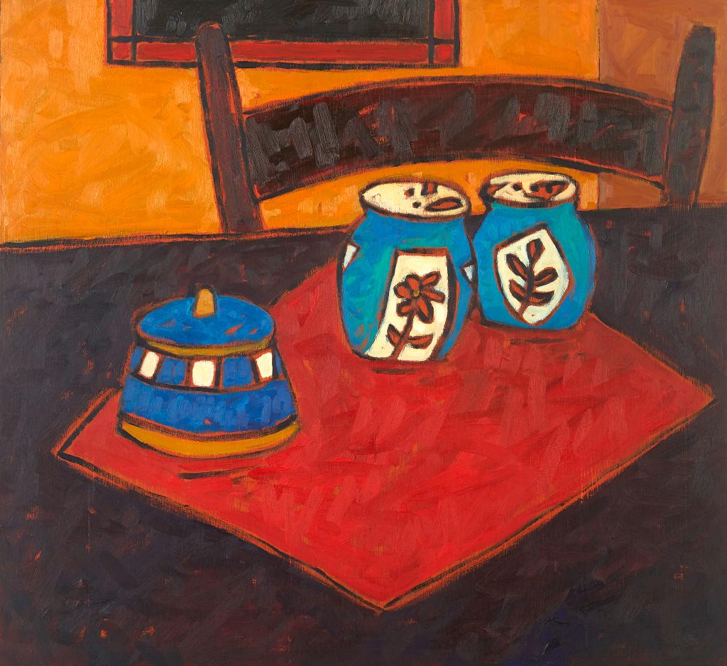 Gerald David Pedros (1951) - Prussian Blue Series #53
