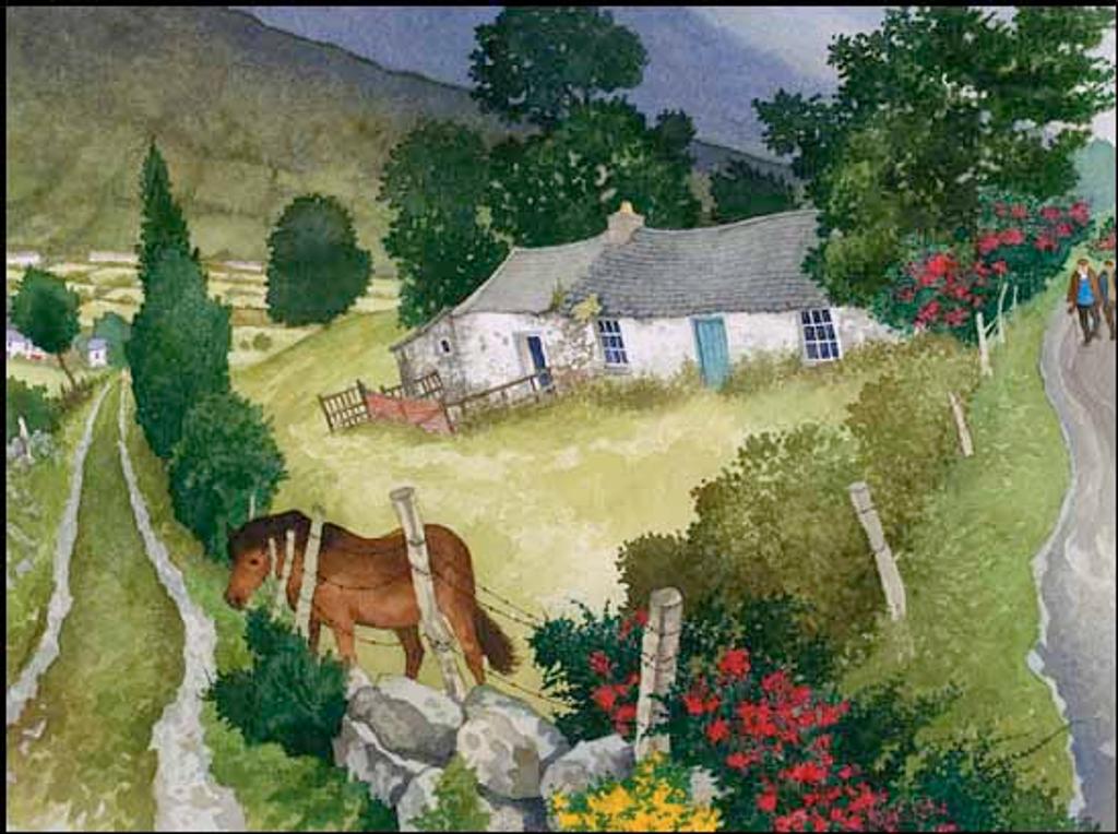 James MacIntyre (1926) - Misty Day, Glens of Antrim