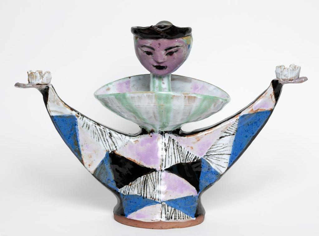 P. Nash - Harlequin Candle Holder