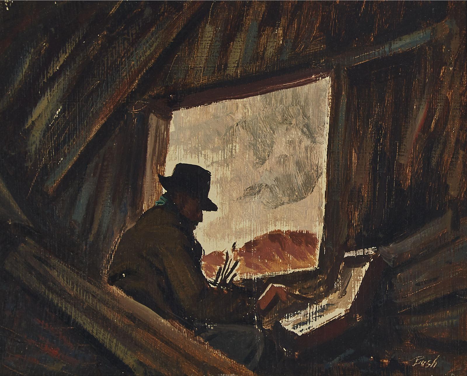 Jack Hamilton Bush (1909-1977) - The Painter (H. James), 1944