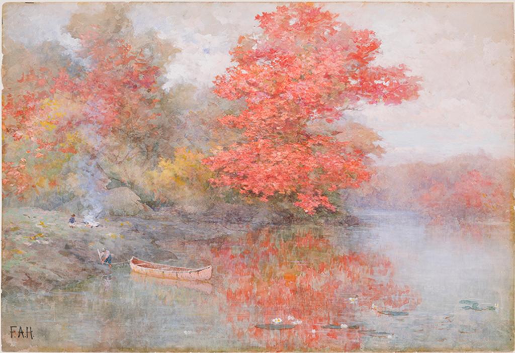 Frances Anne Beechey Hopkins (1838-1919) - Untitled (Camp Scene on the Ottawa)