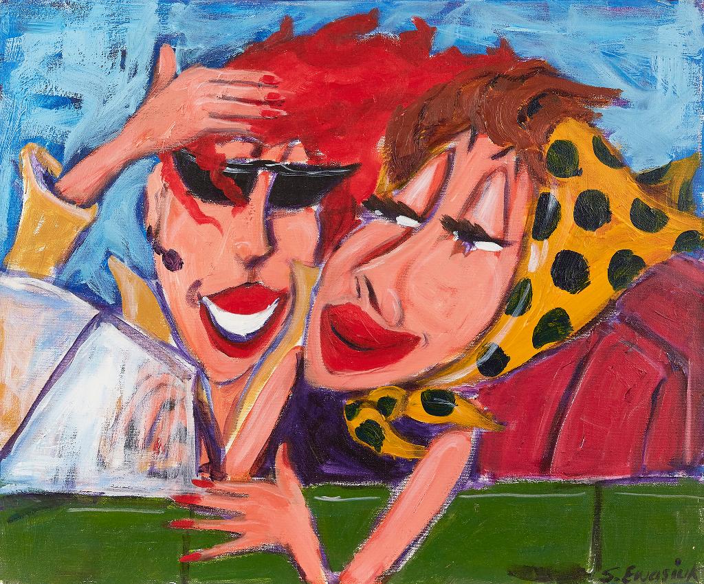 Sandee Ewasiuk - Two Women Driving