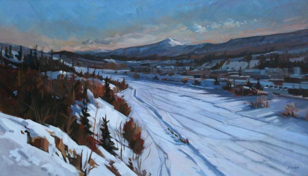 Jim Vest (1939) - Winter Scene With Dog Sled