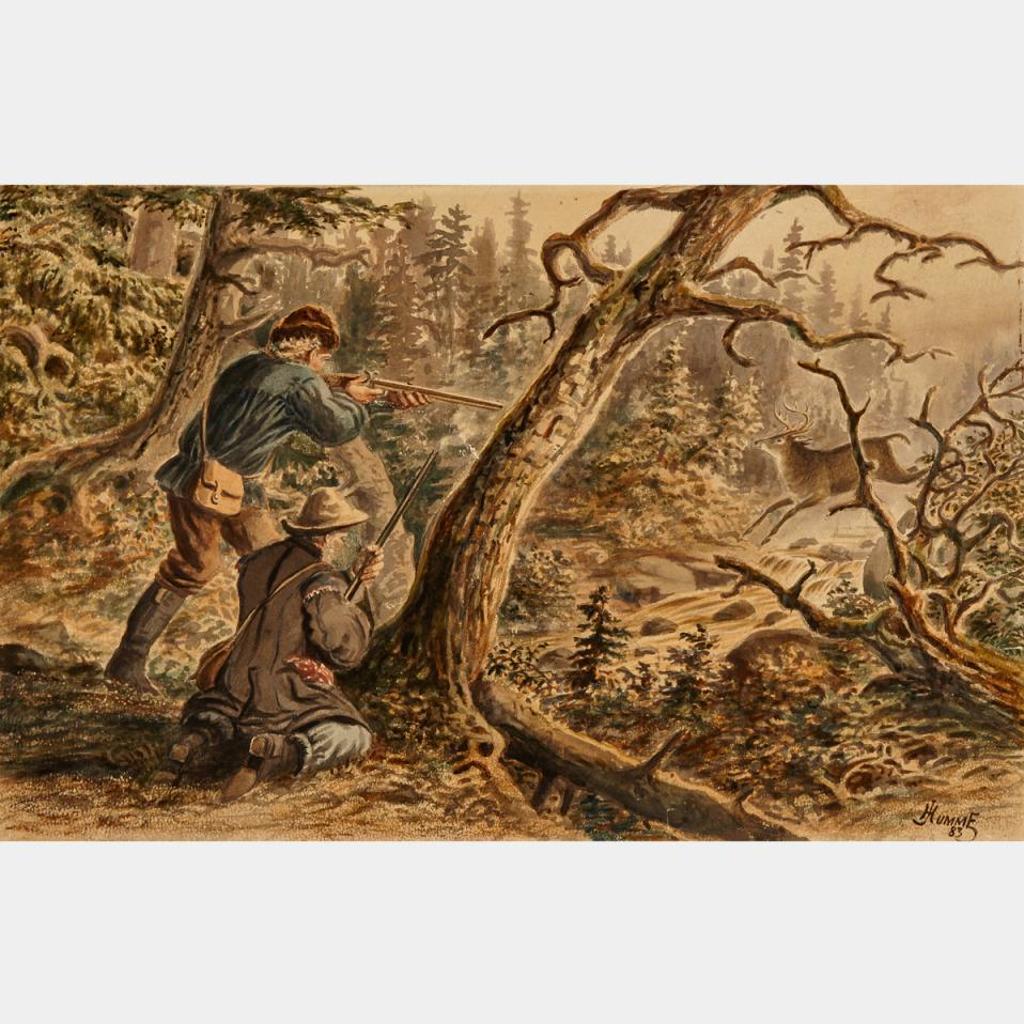 Joseph Julius Humme - Hunting Scene