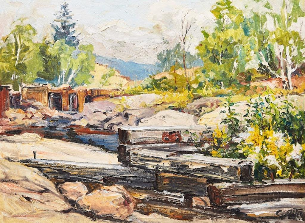 Guttorn Otto (1919-2012) - River in Spring