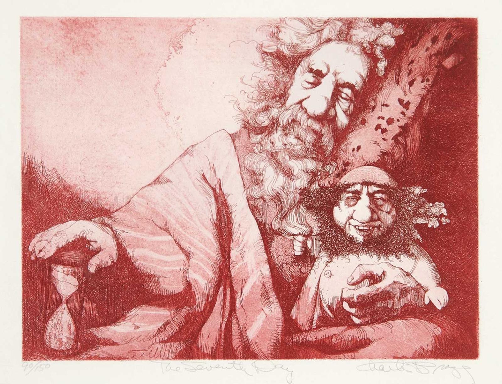Charles Wilson Bragg (1931-2017) - The Seventh Day  #90/150
