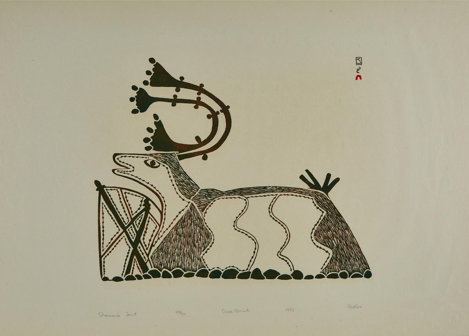 Pudlo Pudlat (1916-1992) - Shamans Tent