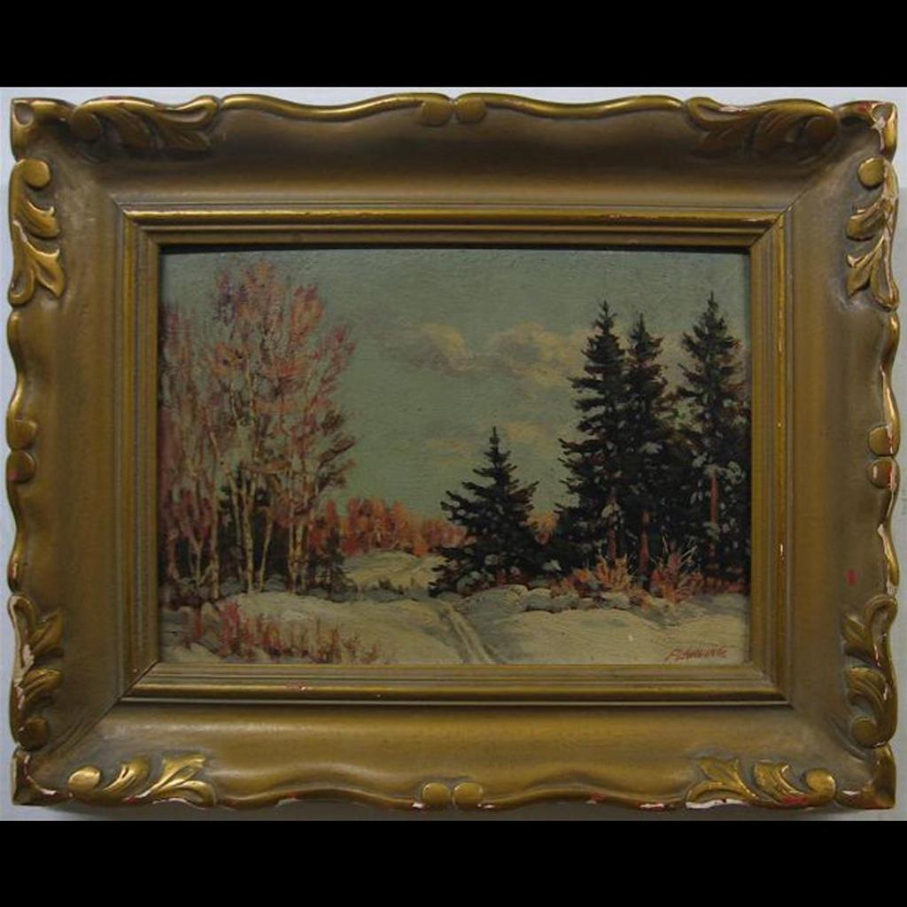 Otto Planding (1887-1964) - Winter Study