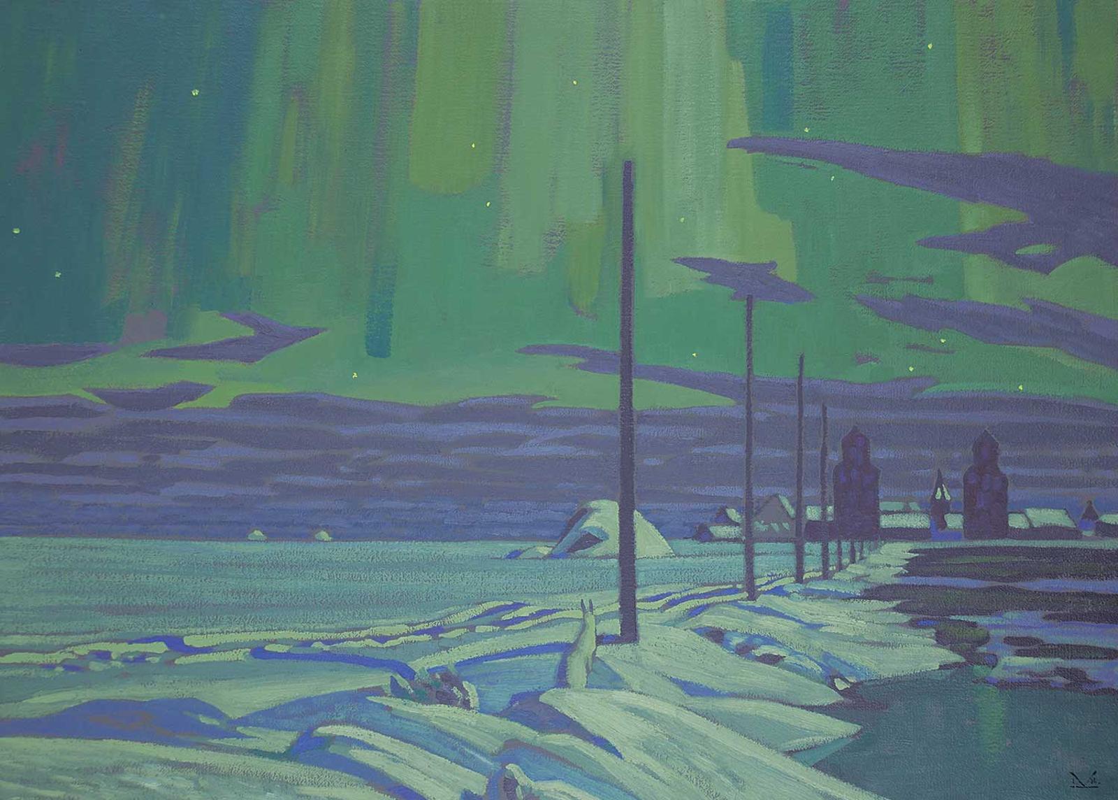 Illingworth Holey (Buck) Kerr (1905-1989) - Western Winter Night