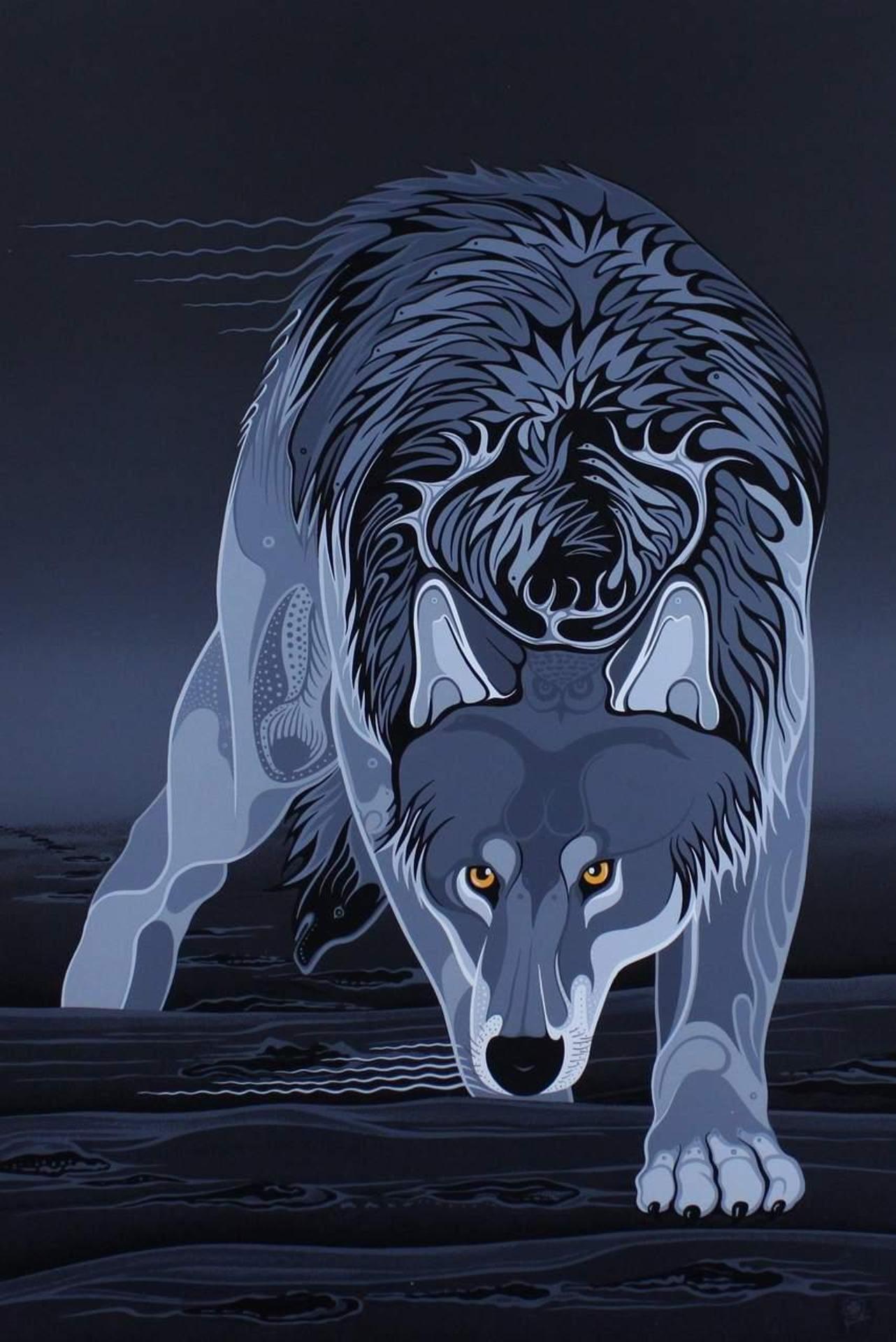Archie Beaulieu (1952-2017) - Tundra Wolf
