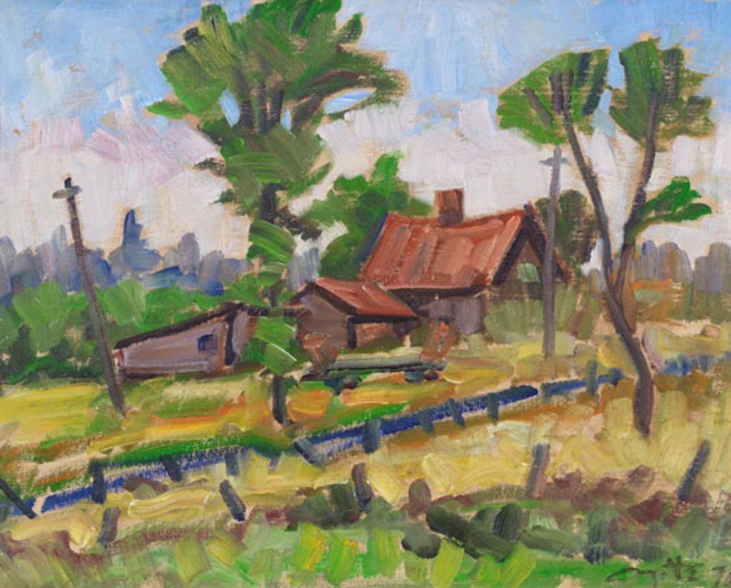 Léo Ayotte (1909-1976) - Vieille ferme