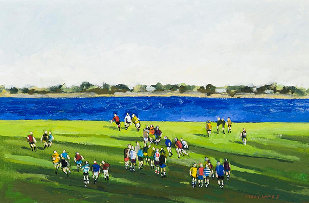 Molly Joan Lamb Bobak (1922-2014) - Practice on the Green