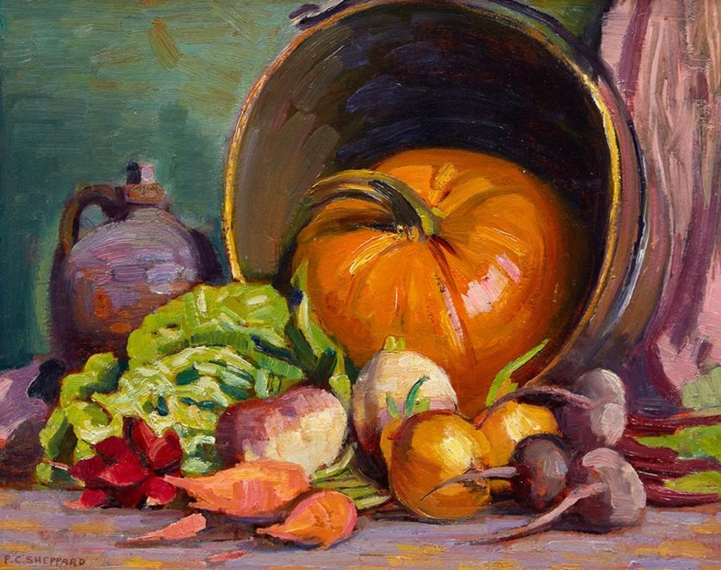 Peter Clapham (P.C.) Sheppard (1882-1965) - Harvest Still Life