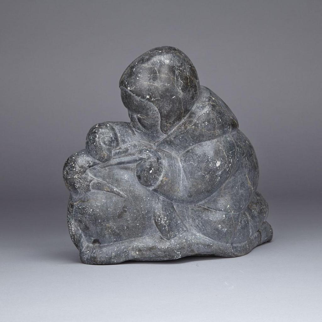 Mina Kingalik (1941) - Hunter With Walrus