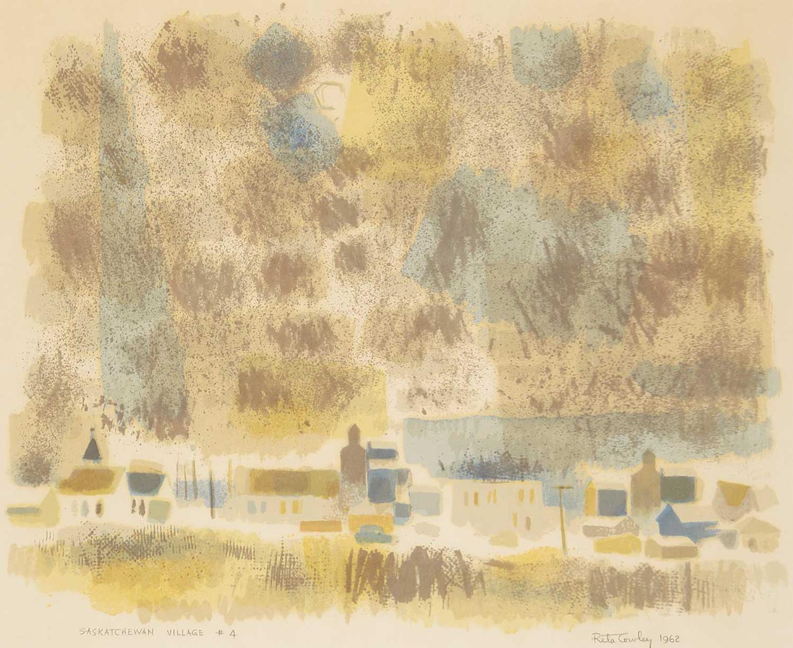 Reta Madeline Cowley (1910-2004) - Saskatchewan Village No.4