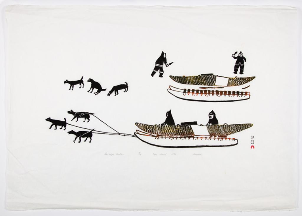 Jamasie Teevee (1910-1985) - Floe Edge Hunter