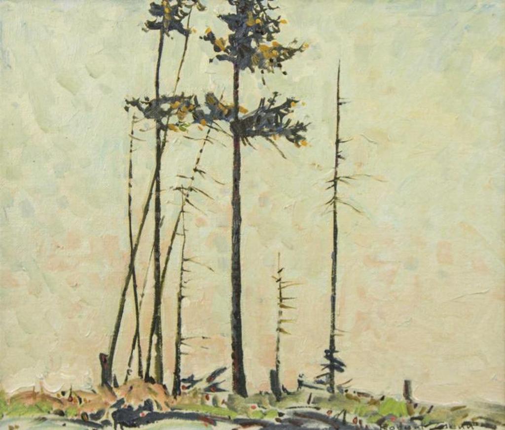 Robert Douglas Genn (1936-2014) - Tree Group near Falkland