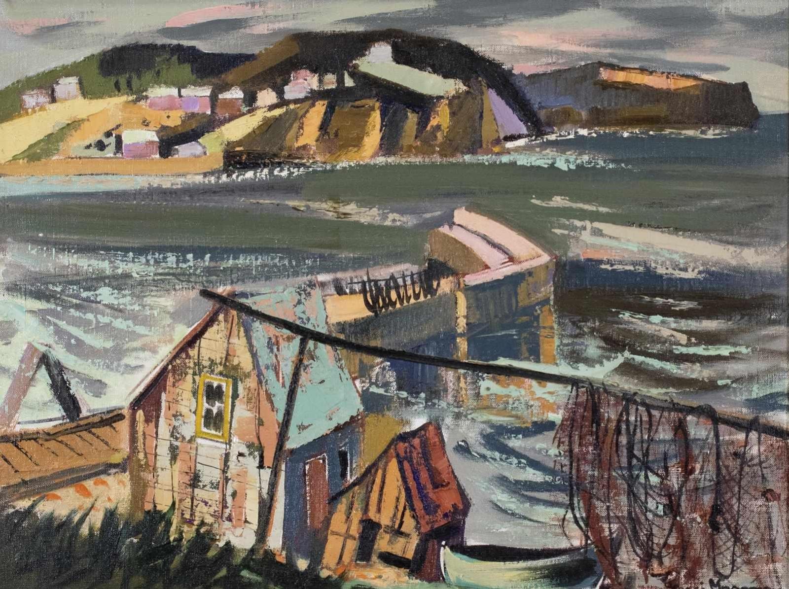 Henri Leopold Masson (1907-1996) - Fishing Village