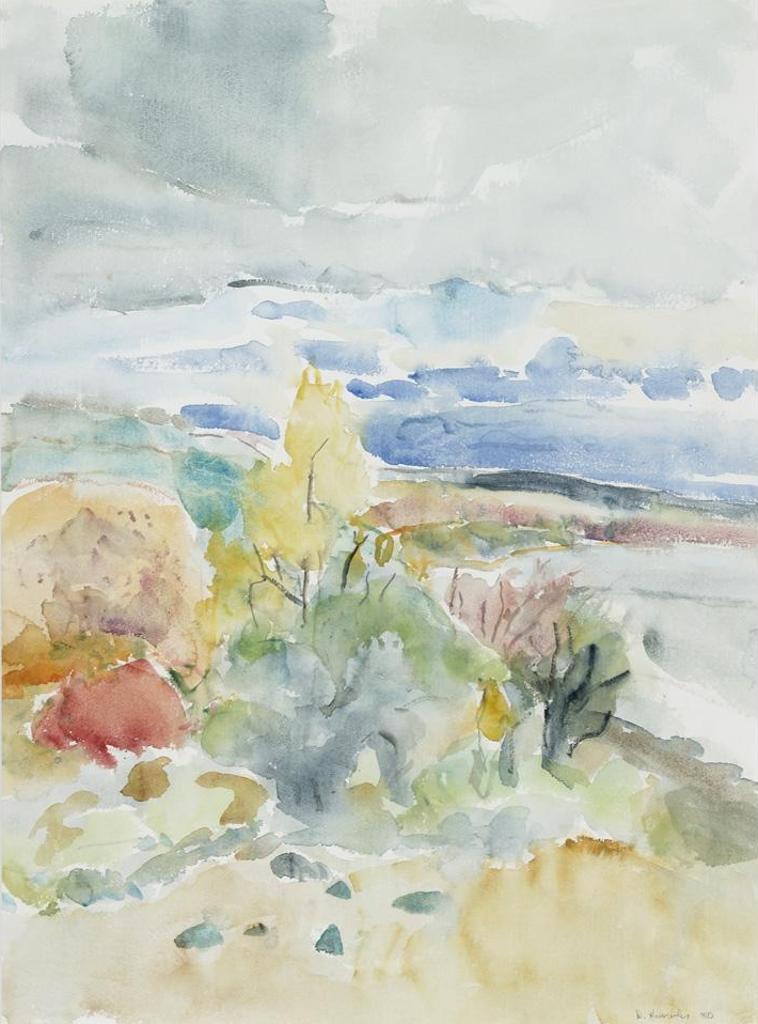 Dorothy Elsie Knowles (1927-2001) - Bend In The North Sask. River