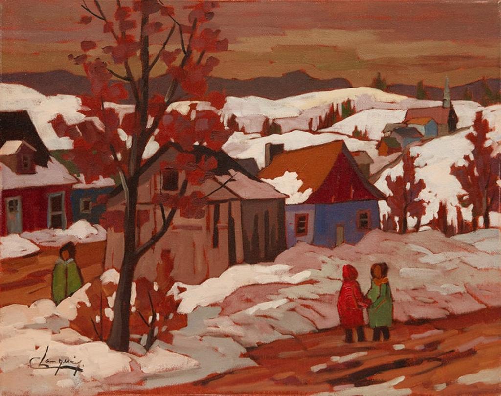 Claude Langevin (1942-2024) - Première bordée de neige, Laurentides