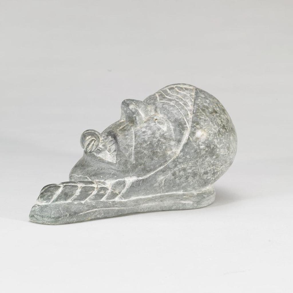 Jimmy Inarulik Arnamissak (1946-2003) - Woman With Fish In Her Mouth