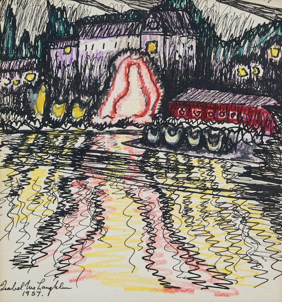 Isabel Grace McLaughlin (1903-2002) - Port at Night