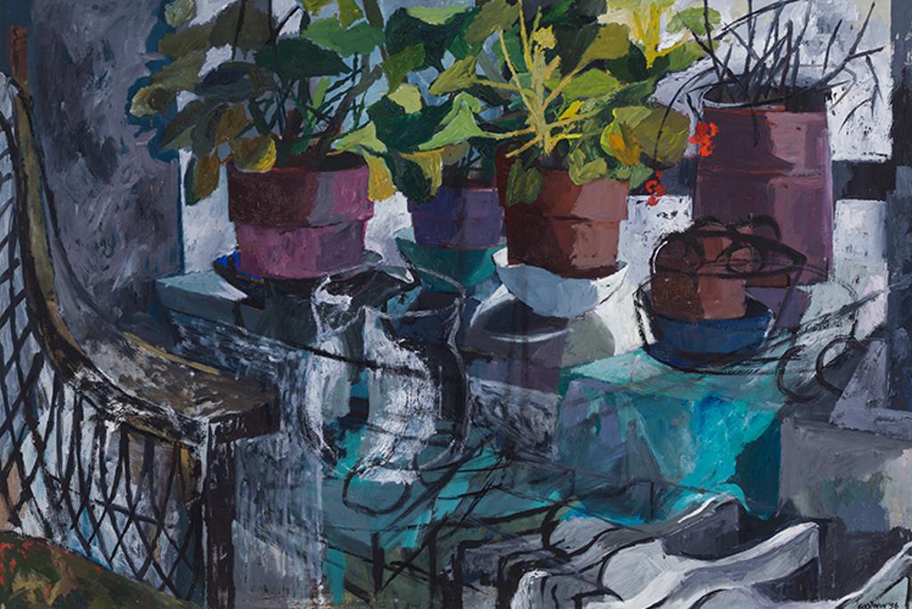 Betty Roodish Goodwin (1923-2008) - Still Life with Plants