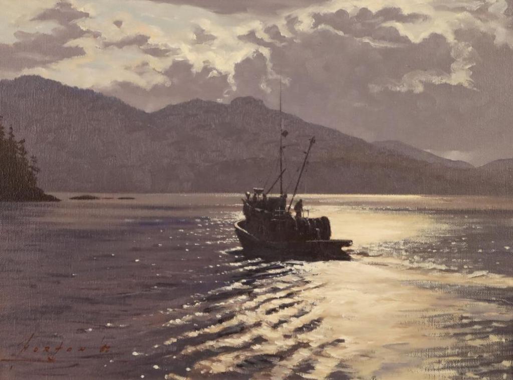 John M. Horton (1935-2002) - Evening in Granite Bay